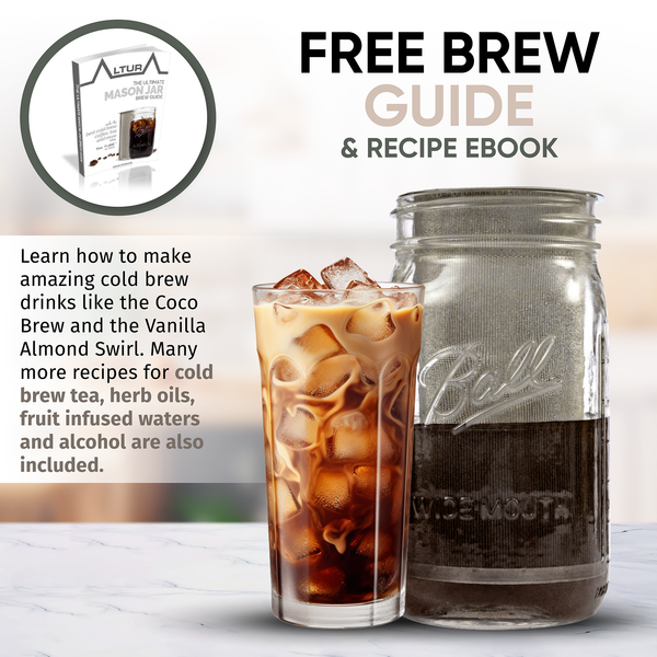 The TUBE: Cold Brew Coffee Filter for Mason Jar
