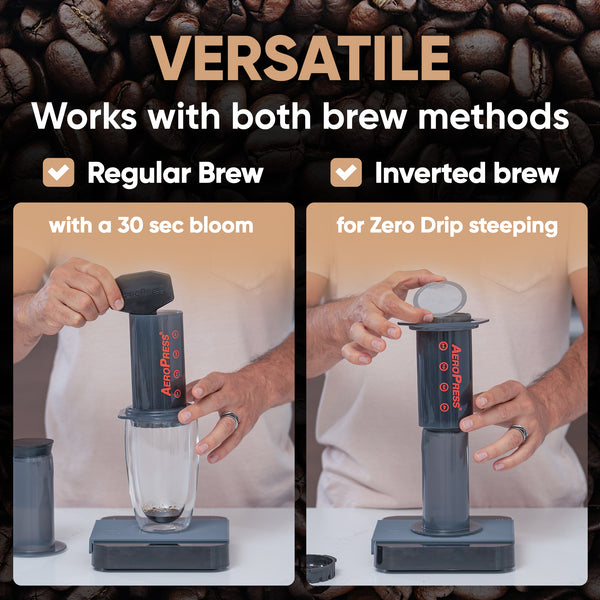 The MESH: Stainless Steel Filter for AeroPress Coffee Makers – Reusable Metal Filter Replacement for Rich Flavor, Travel, and Eco-Friendly Brewing