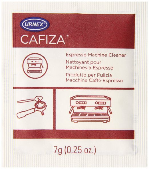 Urnex Cafiza Espresso Machine Cleaning Powder, 1/4 oz Packets
