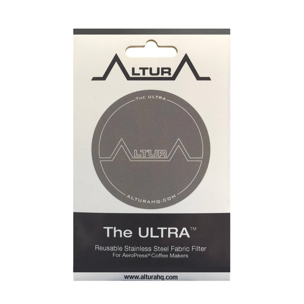 The ULTRA, Metal Filter for AeroPress Coffee Maker. Reusable AeroPress Filter Made from Stainless Steel Fabric